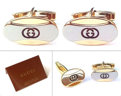 cufflinks gucci|authentic gucci cufflinks.